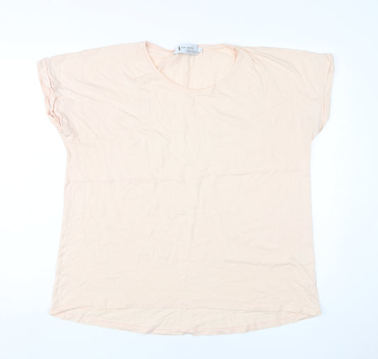 Tif Tiffy Women's Beige L Basic T-Shirt