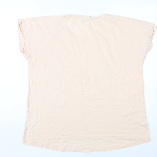 Tif Tiffy Women's Beige L Basic T-Shirt