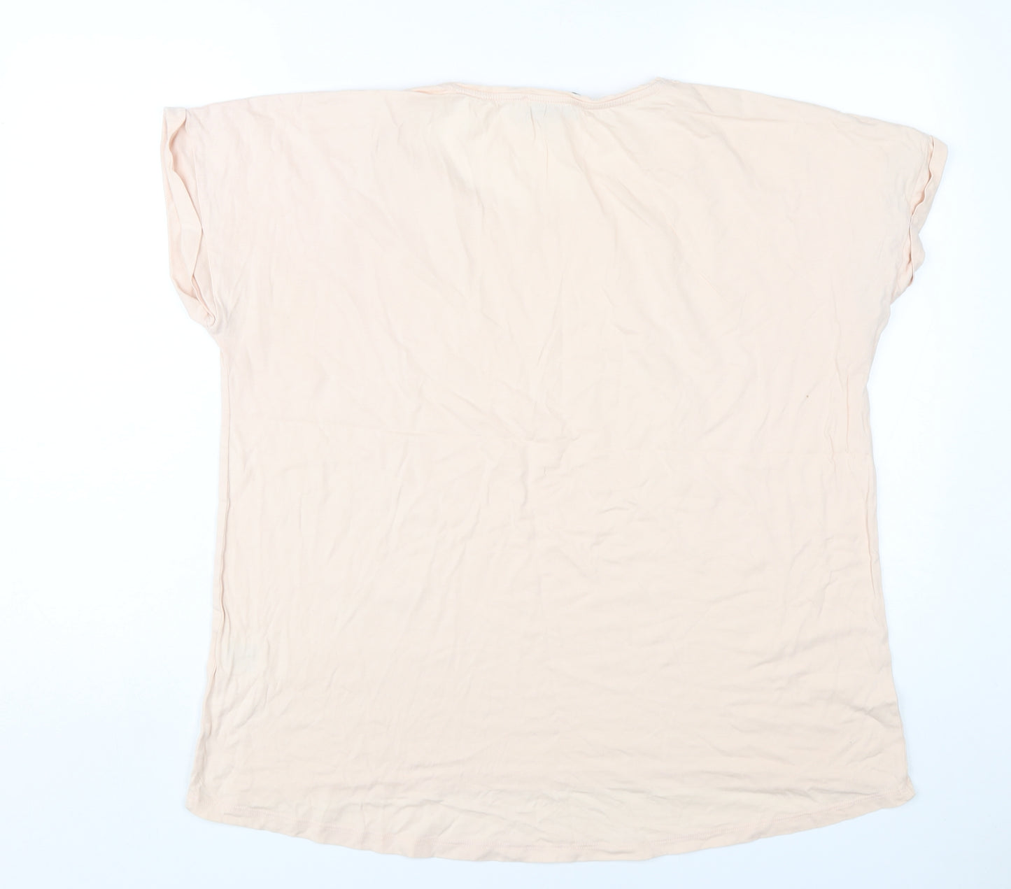 Tif Tiffy Women's Beige L Basic T-Shirt