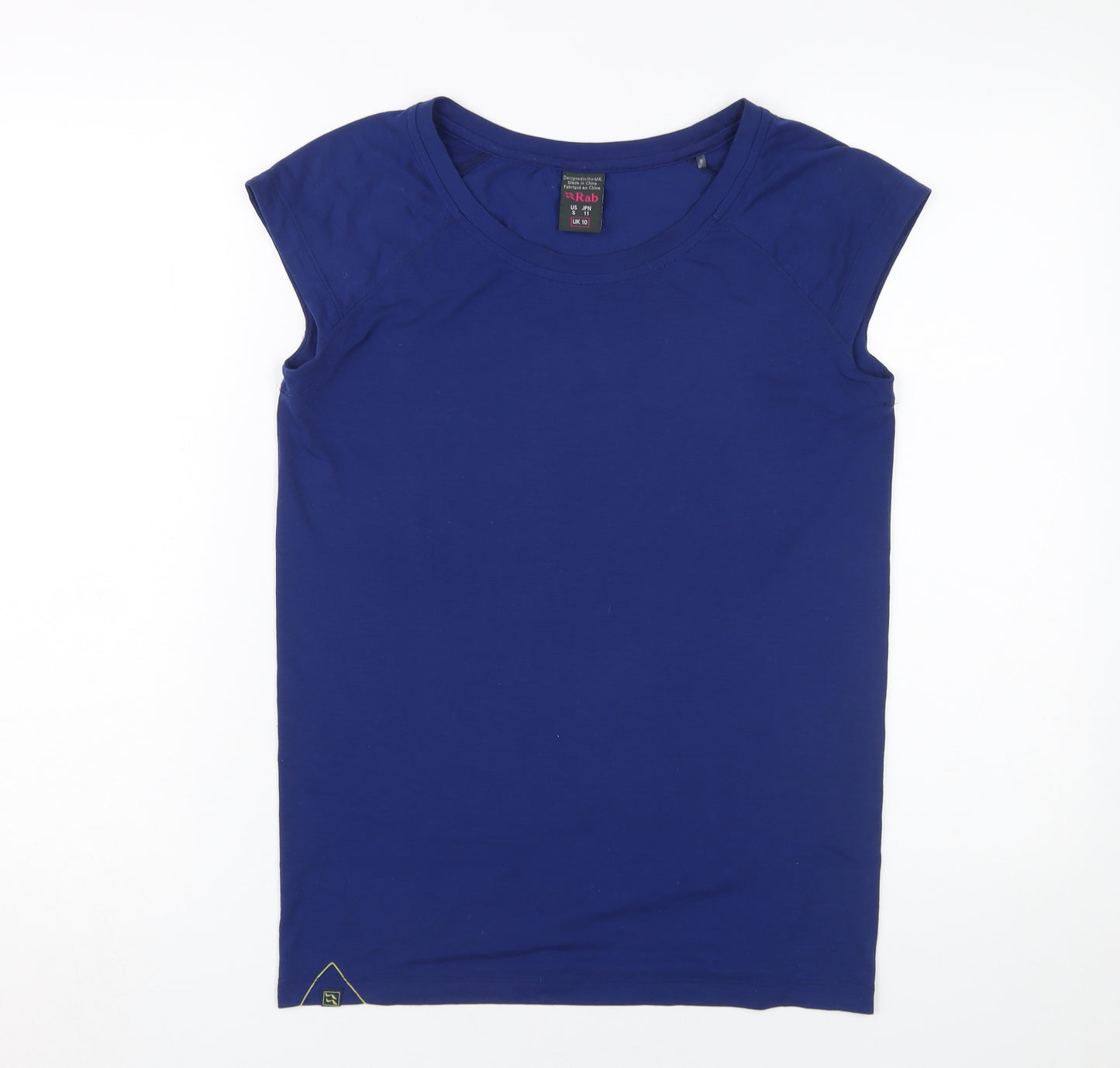 Rab Women's Blue Short Sleeve T-Shirt Size 10