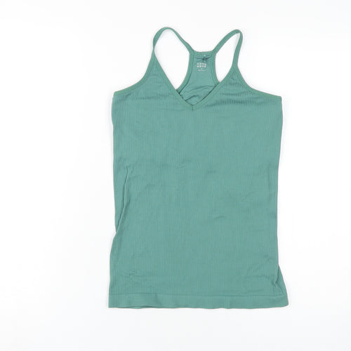 Marks and Spencer Women's Green Tank Top S Camisole Slim