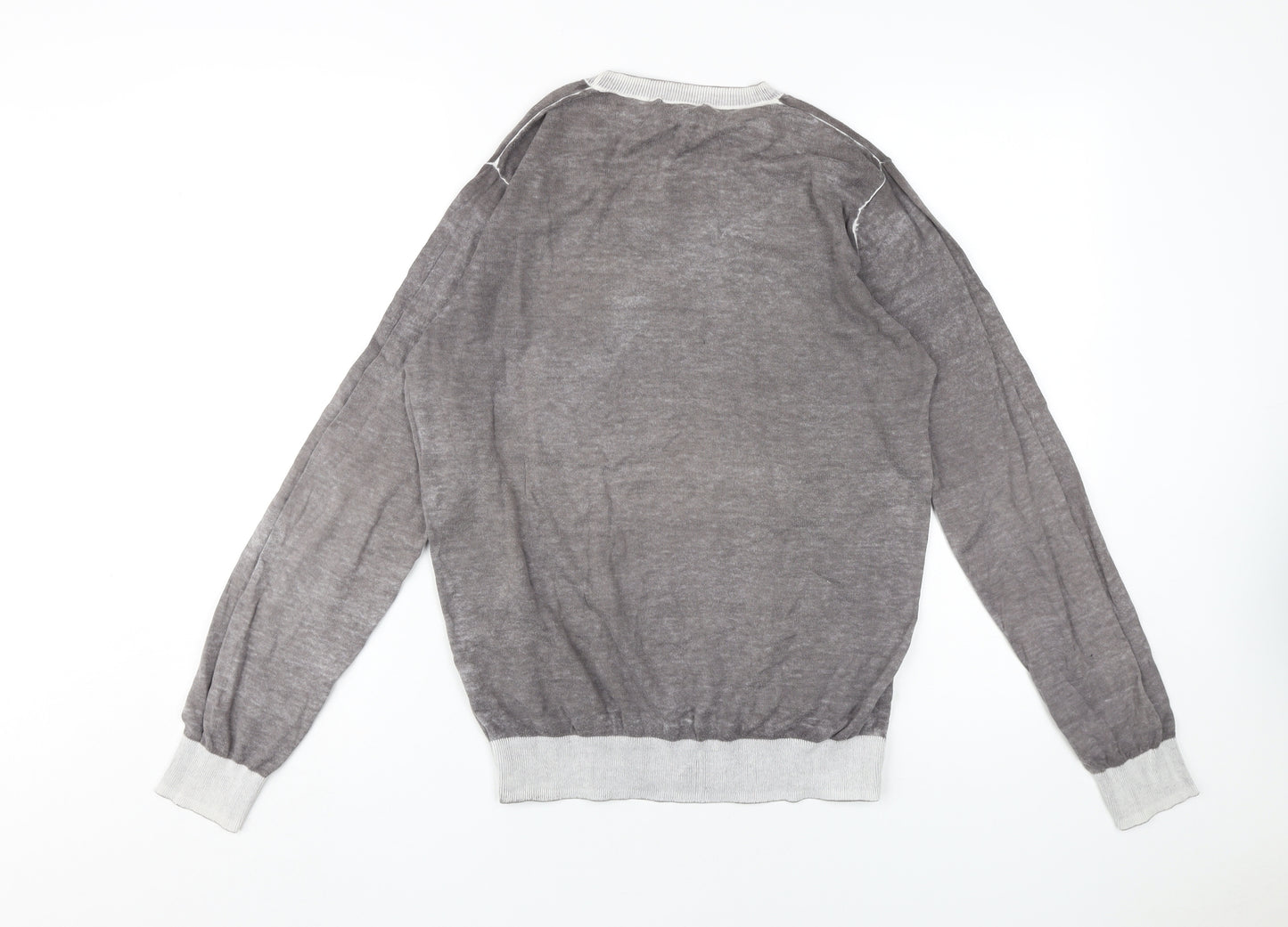 H&M Women's Grey Crew Neck Jumper, Size M