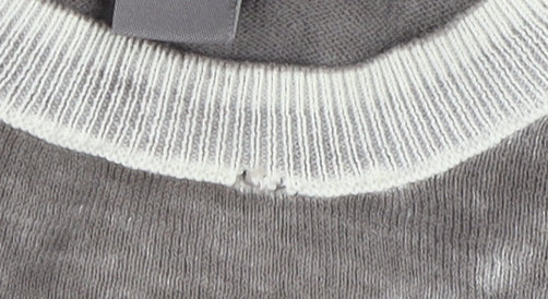 H&M Women's Grey Crew Neck Jumper, Size M