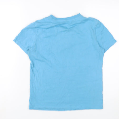 Adidas Unisex Blue Cotton T-Shirt Size S Casual Wear
