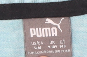 Puma Boys Blue Polo Shirt, 9-10 Years, Short Sleeve