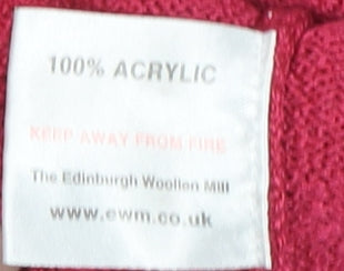 Honor Millburn Red 3/4 Sleeve Bow Neck Blouse Size 10