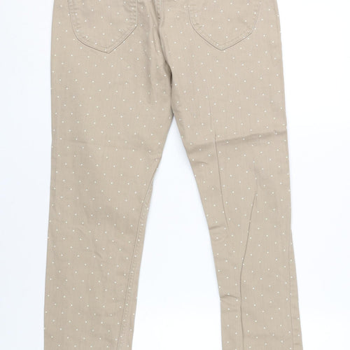 Adidas Women's Beige Polka Dot Skinny Jeans M