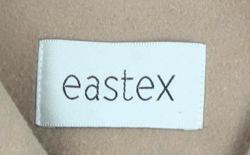 Eastex Women's Beige Wool Cashmere Overcoat Size 12