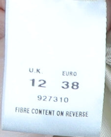 Eastex Women's Beige Wool Cashmere Overcoat Size 12