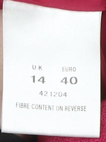 Eastex Women's Pink Wool Blazer Size 14 Business