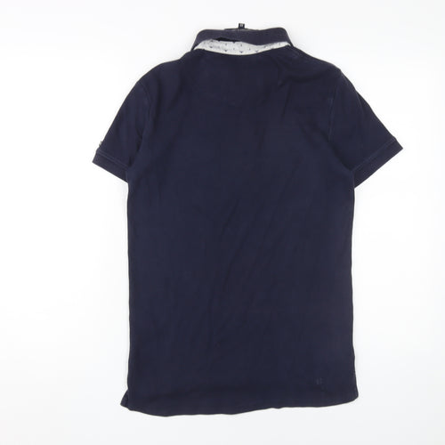 Armani Jeans Men's XS Blue Polo Shirt - Stylish and Comfortable