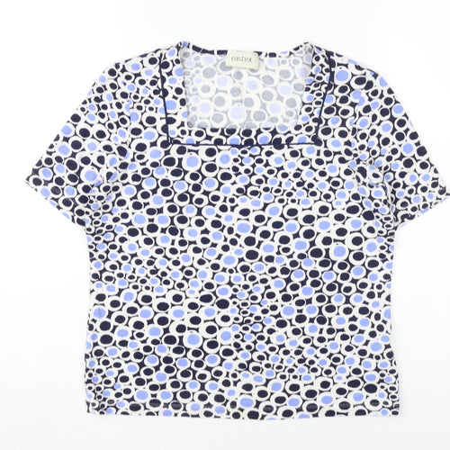 Eastex Women's Multicoloured Geometric T-Shirt