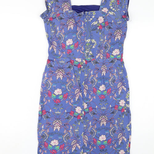 Joe Browns Women's Blue Floral Sheath Dress Size 12