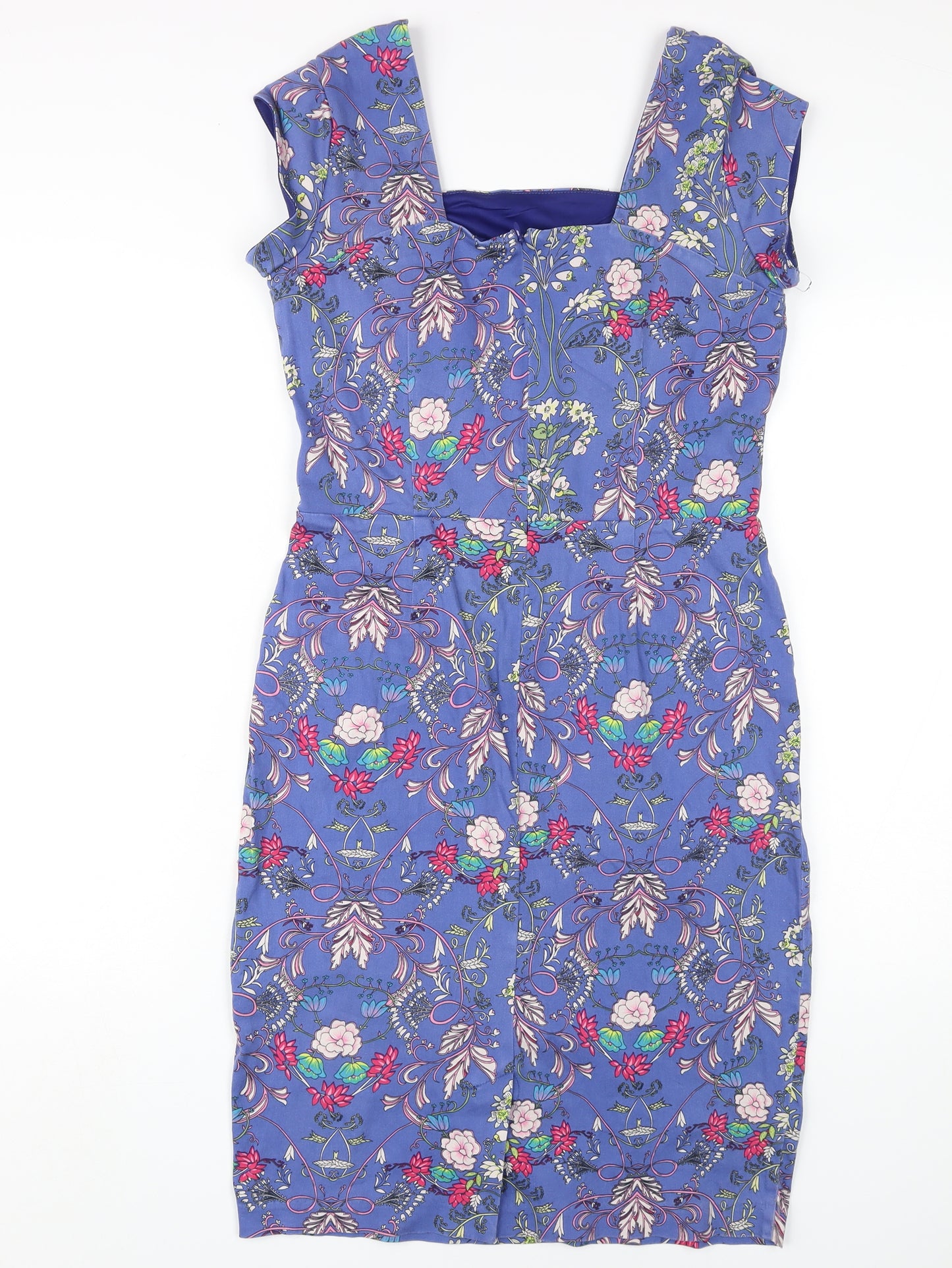 Joe Browns Women's Blue Floral Sheath Dress Size 12