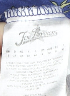 Joe Browns Women's Blue Floral Sheath Dress Size 12