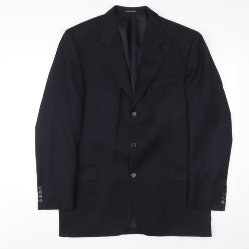 Pierre Cardin Men's Blazer Black Classic 40L