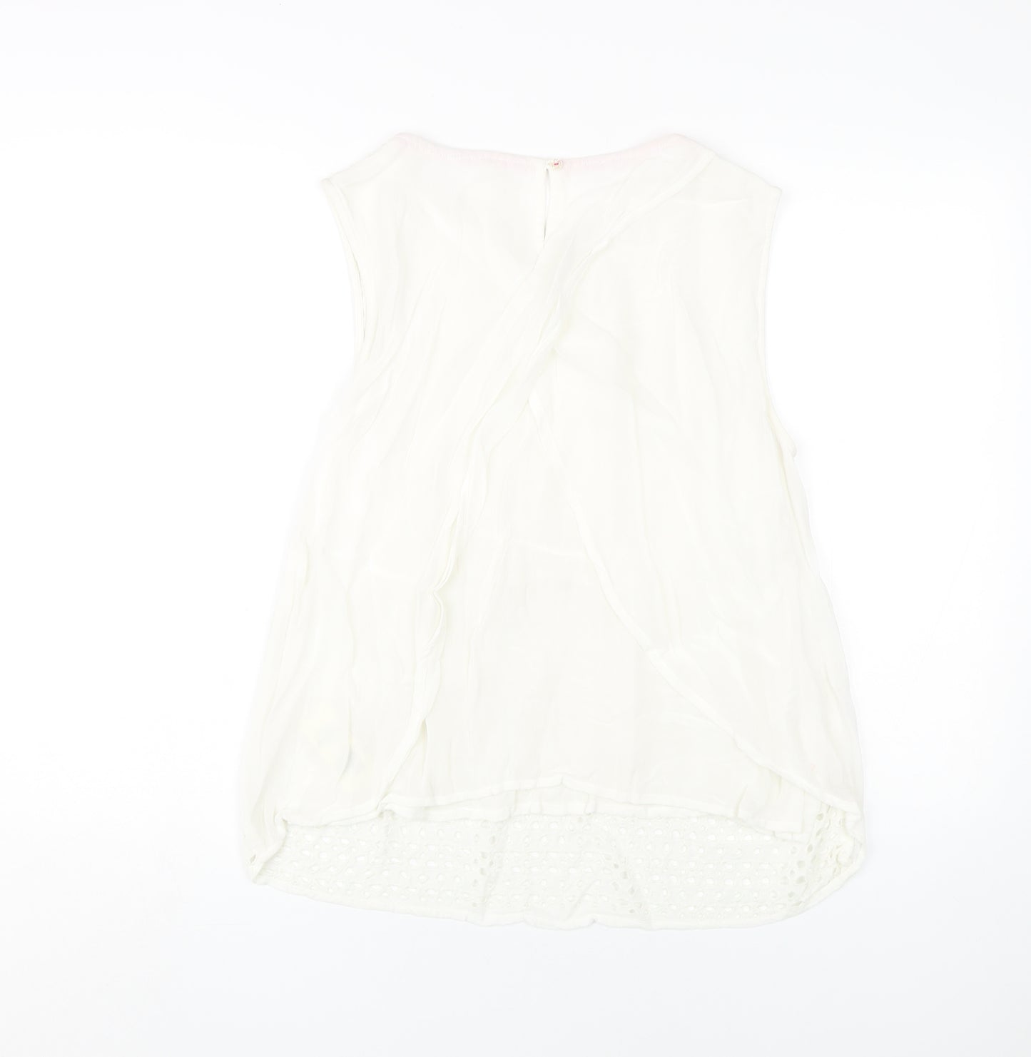 White Stuff Women's White Tunic Blouse UK 12