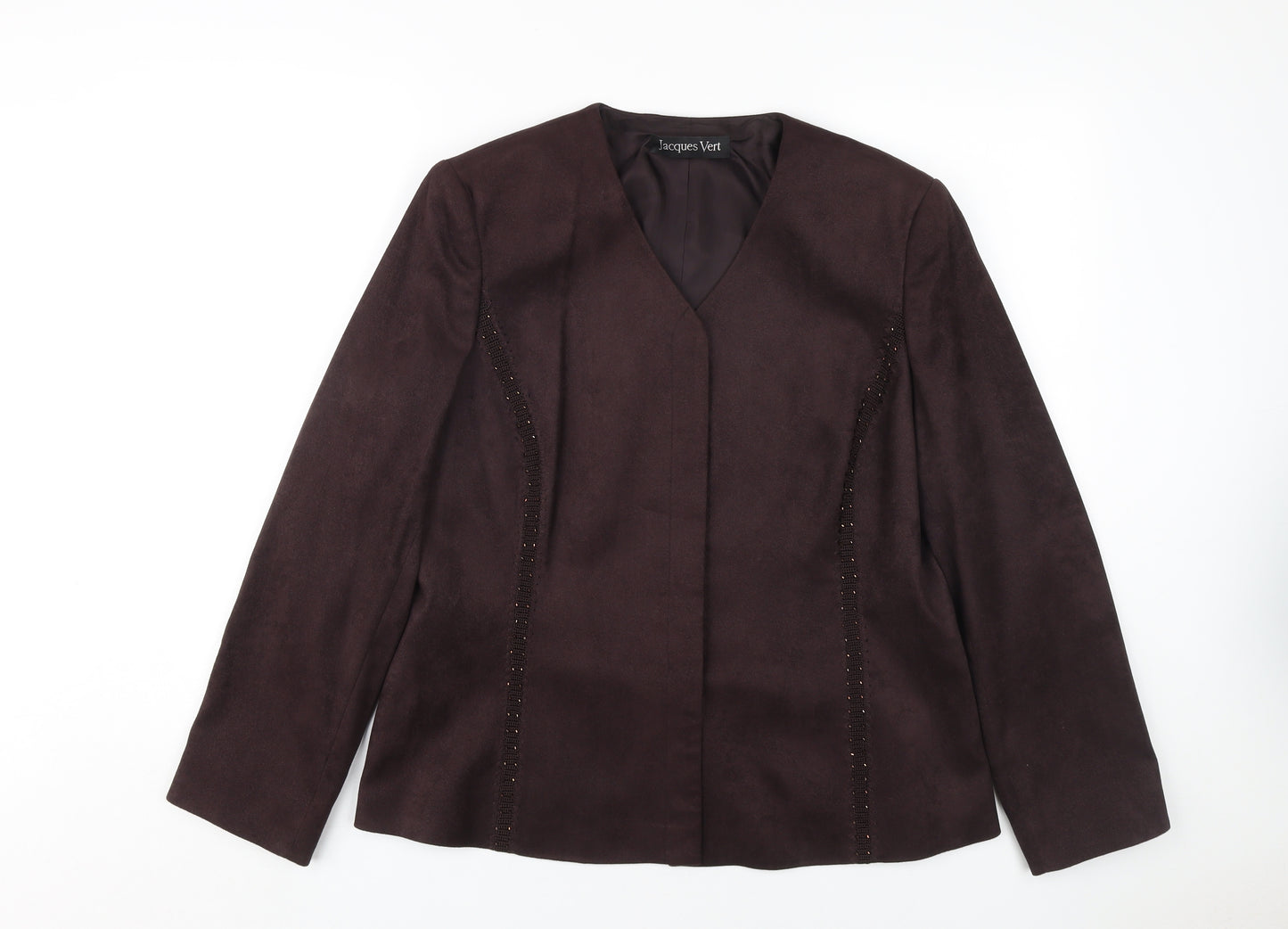 Jacques Vert Women's Brown Jacket Size 16