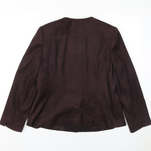 Jacques Vert Women's Brown Jacket Size 16