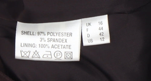 Jacques Vert Women's Brown Jacket Size 16