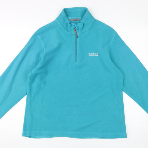 Regatta Women's Blue Fleece Pullover Sweatshirt Size 14