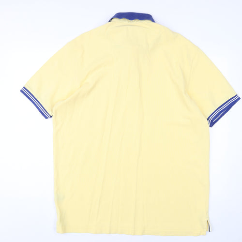 Charles Tyrwhitt Men's Yellow XL Polo Shirt