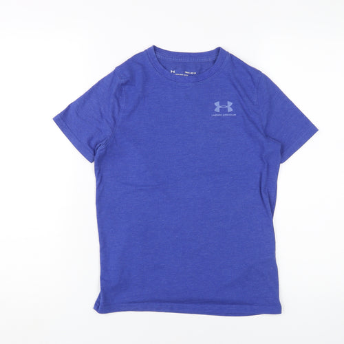 Under Armour Boys Blue Training Tee Size M