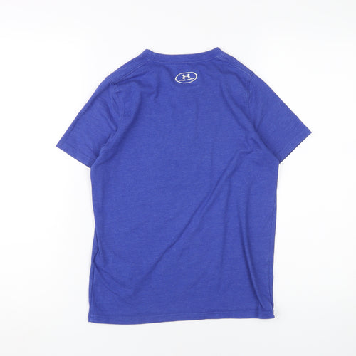 Under Armour Boys Blue Training Tee Size M