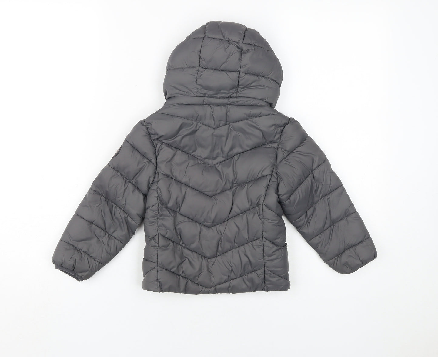 SoulCal & Co Girls Grey Puffer Jacket 2-3 Years