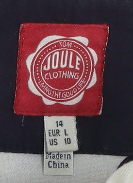 Joules Women's Navy Puffer Waistcoat - Size 14