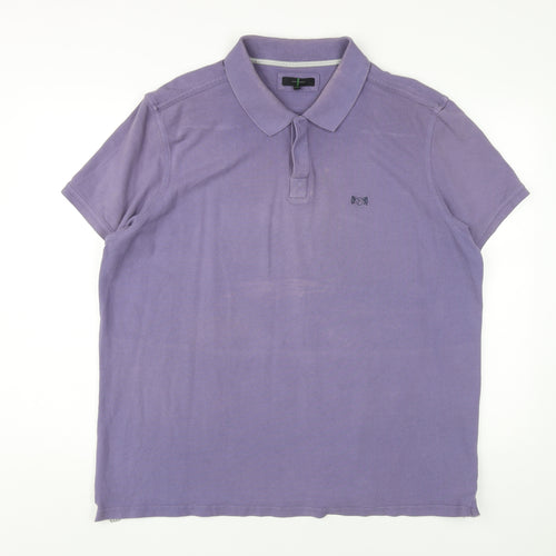 Jasper Conran Purple 2XL Polo Short Sleeve Unisex
