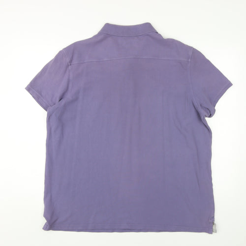 Jasper Conran Purple 2XL Polo Short Sleeve Unisex