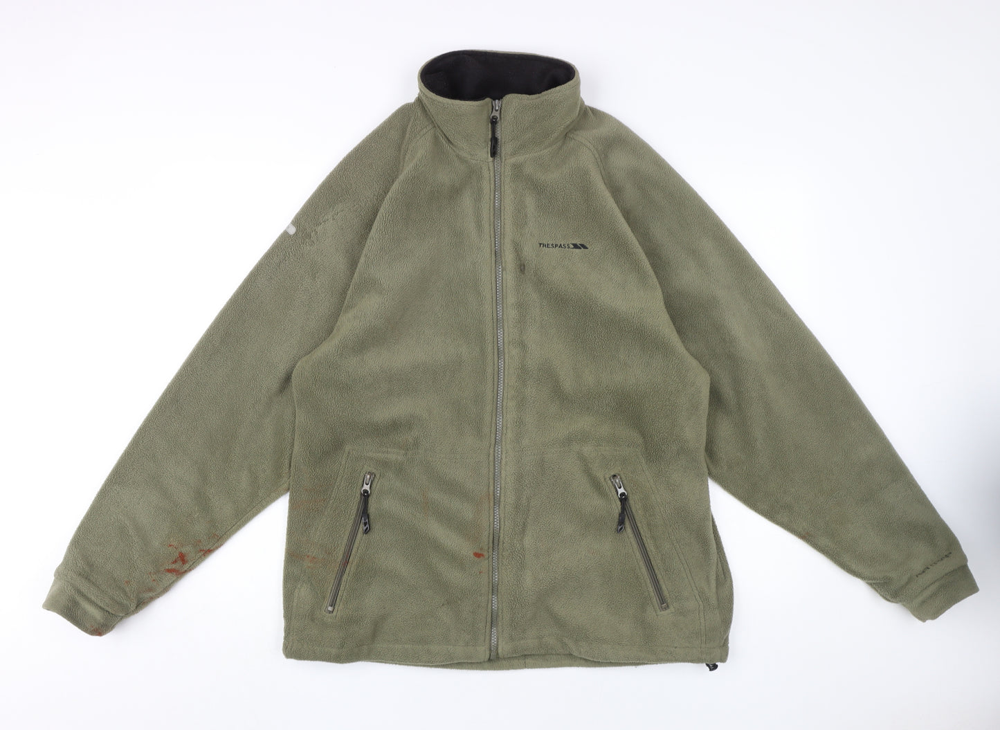 Trespass Men's Green Fleece Jacket, Size L, Casual Wear