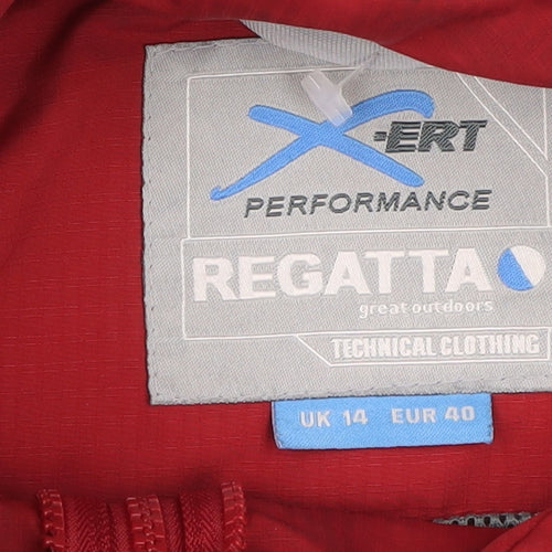 Regatta Women's Red Waterproof Ski Jacket Size 14