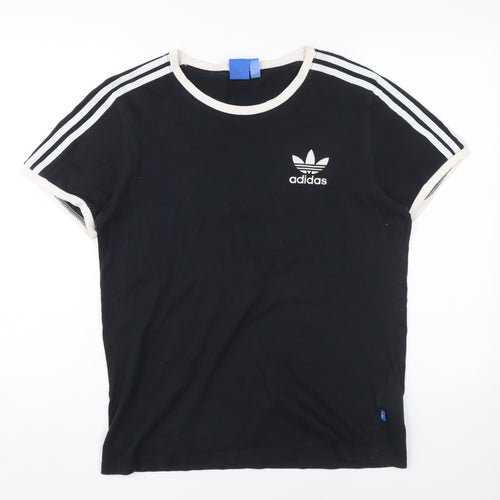 Adidas Women's Black Sports T-Shirt Size 8