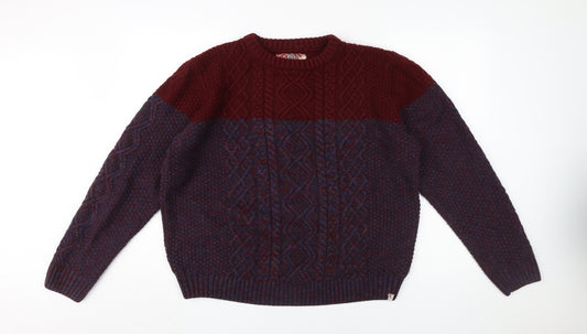 Tokyo Laundry Men's Multicoloured Knit Pullover Jumper L