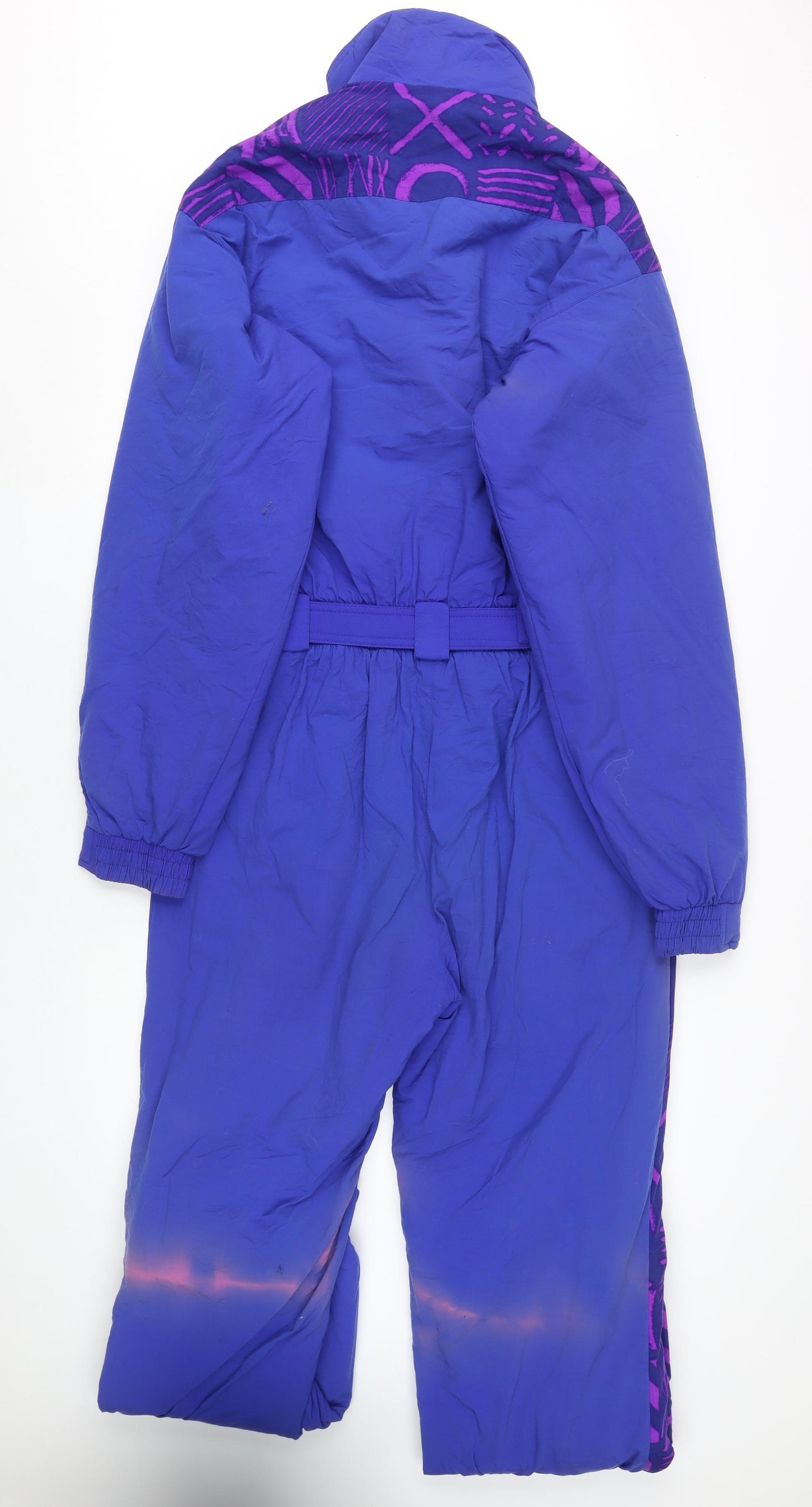 Champion Men's Purple Medium Ski Tracksuit with Belt