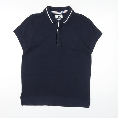 Kangol Women's Black Polo Shirt Size 18 Casual