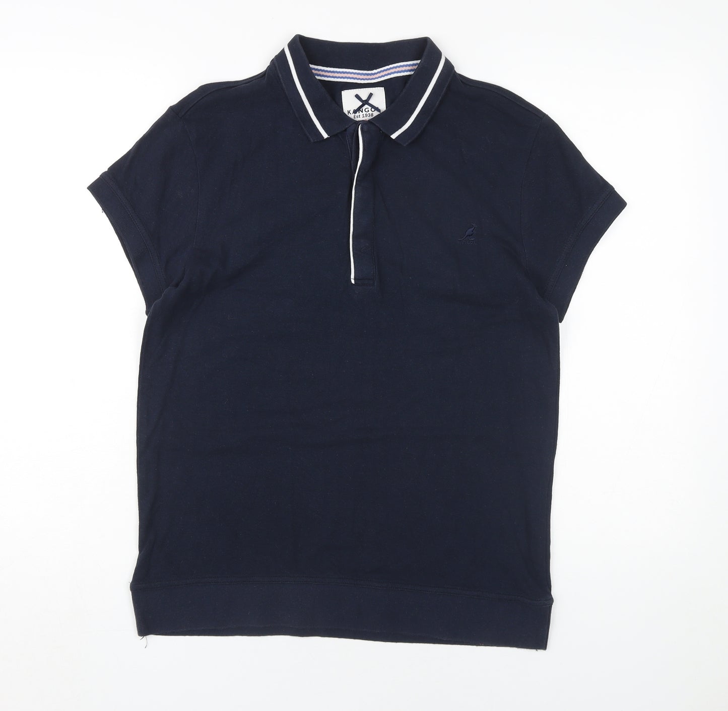 Kangol Women's Black Polo Shirt Size 18 Casual