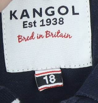 Kangol Women's Black Polo Shirt Size 18 Casual