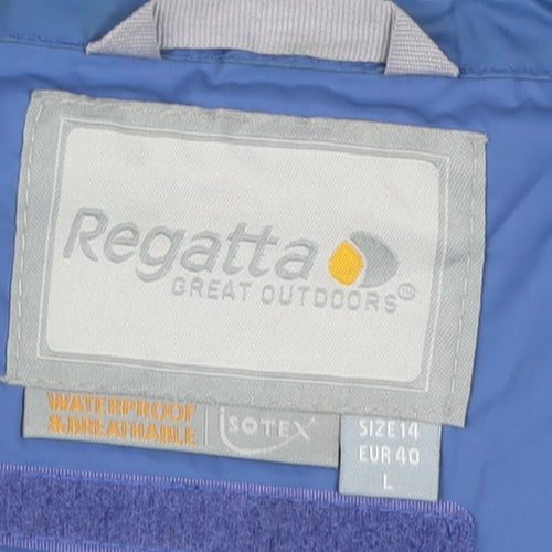 Regatta Women’s Blue Waterproof Jacket Size 14