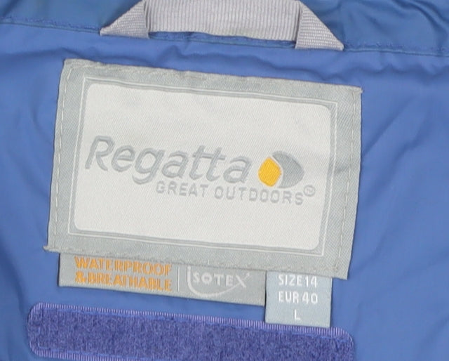 Regatta Women’s Blue Waterproof Jacket Size 14