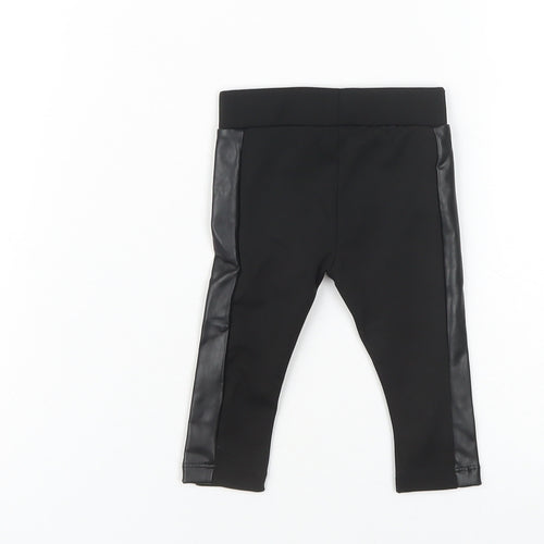 Firetrap Unisex Baby Black Jogger 0-6 Months Polyester