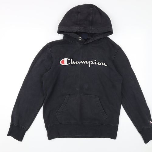 Champion Men's Black Pullover Hoodie Small