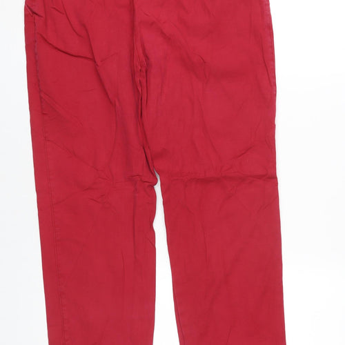 Van Heusen Women’s Red Straight Stretch Trousers