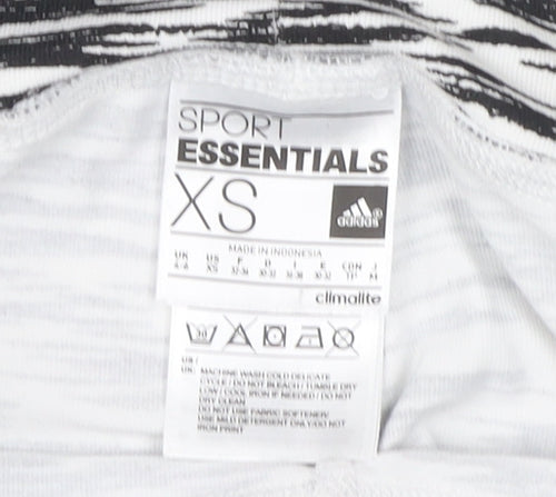 Adidas Women's XS Black White Geometric Leggings