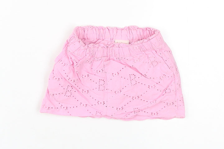 Baker by Ted Baker Unisex Pink Cotton Shorts 3-6 Months Elastic Waist