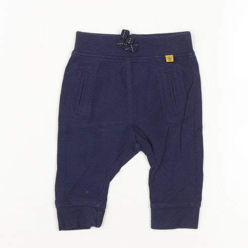 Jasper Conran Baby Jogger Trousers, Unisex Blue 0-3 Months