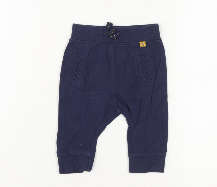 Jasper Conran Baby Jogger Trousers, Unisex Blue 0-3 Months