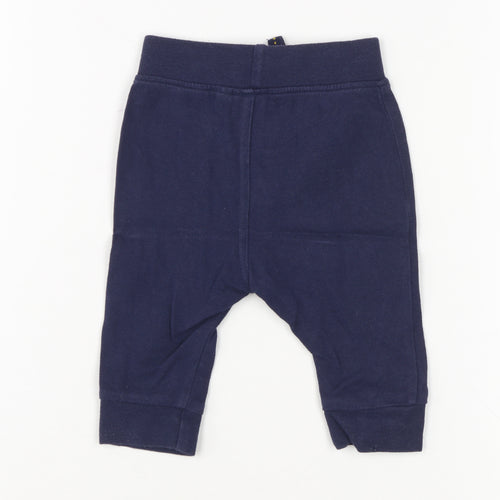 Jasper Conran Baby Jogger Trousers, Unisex Blue 0-3 Months